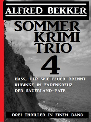 cover image of Sommer Krimi Trio 4-- Drei Thriller in einem Band